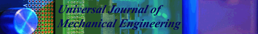 Universal Journal of Mechanical Engineering